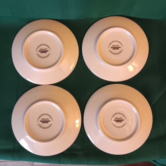 Starbucks Espresso 2007 Holiday Cup and Saucer 8 Piece Set 🎄 - Picture 7 of 8